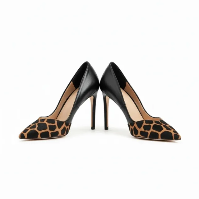 Luxury Handmade brown and beige shoes.